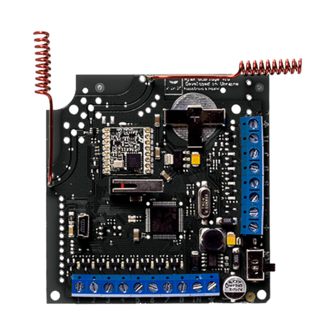 AJ-OCBRIDGEPLUS Módulo de integración - Dispositivos Ajax con central cableada - Hasta 100 dispositivos Ajax - 8 zonas de alarma para la central cableada - Tamper anti-apertura delantero y trasero - Software de gestión de dispositivos