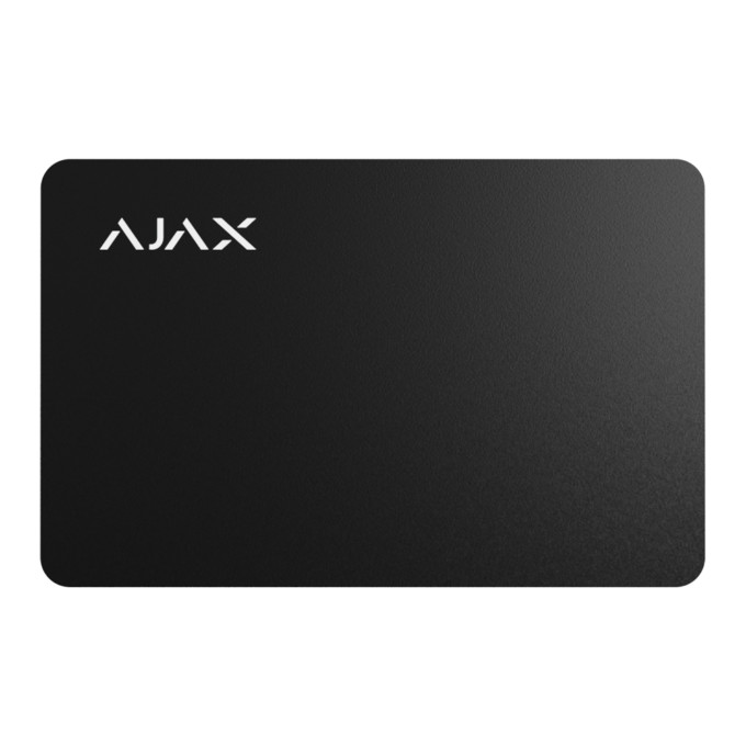 AJ-PASS-B Tarjeta de acceso sin contacto - Tecnología Mifare DESFire® - Compatible con KeyPad Plus y KeyPad TouchScreen - Máxima seguridad y rápida identificación de usuarios - Color negro