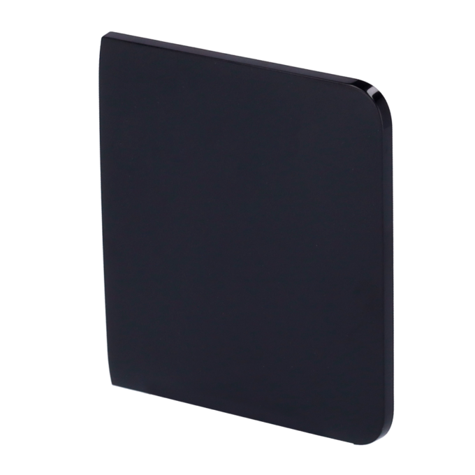 AJ-SIDEBUTTON-1G2W-B Panel táctil para un interruptor de luz - Compatible con AJ-LIGHTCORE-1G/ -2W - Retroiluminación LED - Panel táctil lateral sin contacto - Color negro - Ajax - LightSwitch SideButton