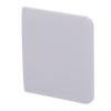Panel táctil para un interruptor de luz - Compatible con AJ-LIGHTCORE-1G / -2W - Retroiluminación LED - Panel táctil lateral sin contacto - Color niebla - Ajax - LightSwitch SideButton
