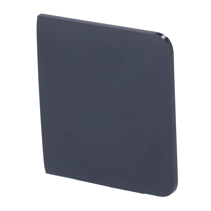 AJ-SIDEBUTTON-1G2W-GRA Panel táctil para un interruptor de luz - Compatible con AJ-LIGHTCORE-1G / -2W - Retroiluminación LED - Panel táctil lateral sin contacto - Color grafito - Ajax - LightSwitch SideButton