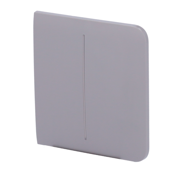 Panel táctil para interruptor de luz doble - Compatible con AJ-LIGHTCORE-2G - Retroiluminación LED - Panel táctil lateral sin contacto - Color gris - Ajax - LightSwitch SideButton