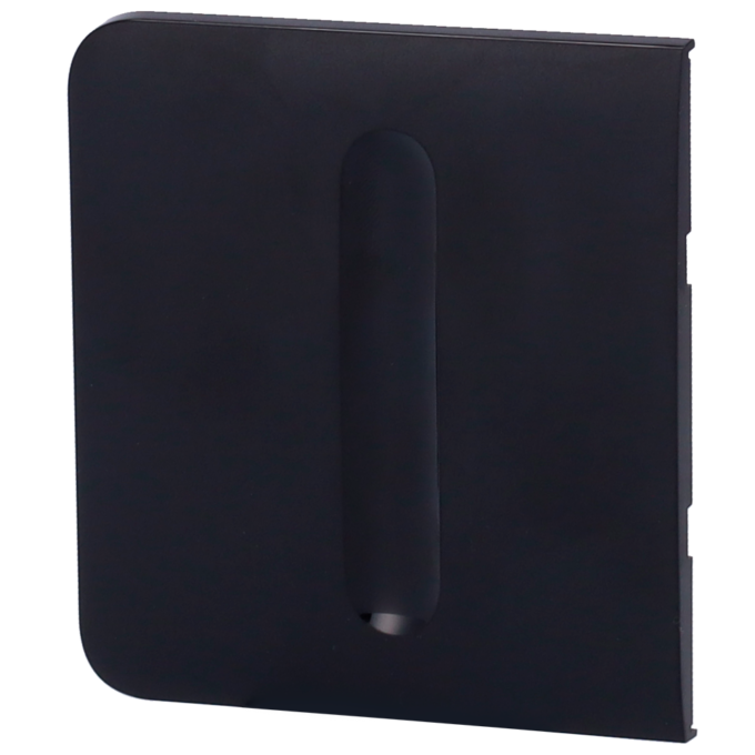 AJ-SIDEBUTTON-DIMMER-B Panel táctil para interruptor de luz regulable - Compatible con AJ-LIGHTCORE-DIMMER-VERT - Retroiluminación LED - Panel táctil lateral sin contacto - Color negro - Ajax - LightSwitch SideButton (Dimmer)