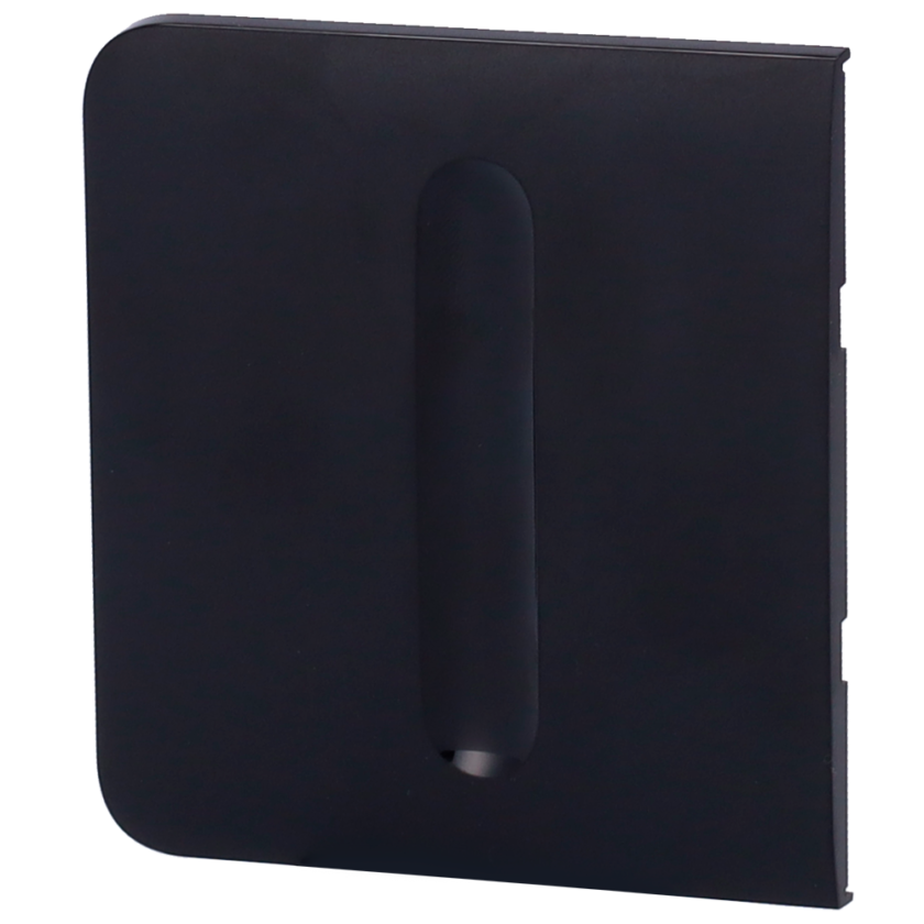 Panel táctil para interruptor de luz regulable - Compatible con AJ-LIGHTCORE-DIMMER-VERT - Retroiluminación LED - Panel táctil lateral sin contacto - Color negro - Ajax - LightSwitch SideButton (Dimmer)