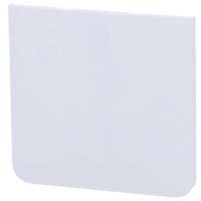 AJ-SIDEBUTTON-DIMMER-W-VERT Panel táctil para interruptor de luz regulable - Compatible con AJ-LIGHTCORE-DIMMER-VERT - Retroiluminación LED - Panel táctil lateral sin contacto - Color blanco - Ajax - LightSwitch SideButton (Dimmer) Vertical