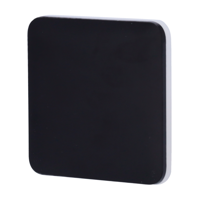 Panel táctil para un interruptor de luz - Compatible AJ-LIGHTCORE-1G / -2W - Retroiluminación LED - Panel táctil sin contacto - Color negro - Ajax - LightSwitch SoloButton