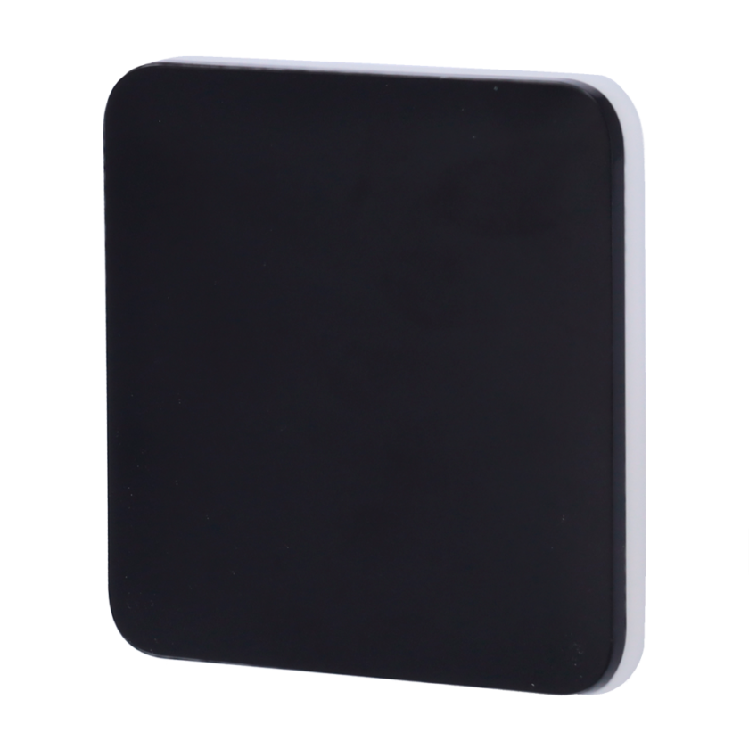 Panel táctil para un interruptor de luz - Compatible AJ-LIGHTCORE-1G / -2W - Retroiluminación LED - Panel táctil sin contacto - Color negro - Ajax - LightSwitch SoloButton