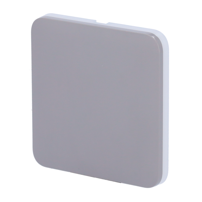 Panel táctil para un interruptor de luz - Compatible AJ-LIGHTCORE-1G / -2W - Retroiluminación LED - Panel táctil sin contacto - Color gris - Ajax - LightSwitch SoloButton