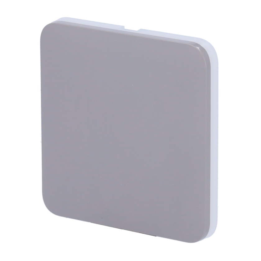 Panel táctil para un interruptor de luz - Compatible AJ-LIGHTCORE-1G / -2W - Retroiluminación LED - Panel táctil sin contacto - Color gris - Ajax - LightSwitch SoloButton