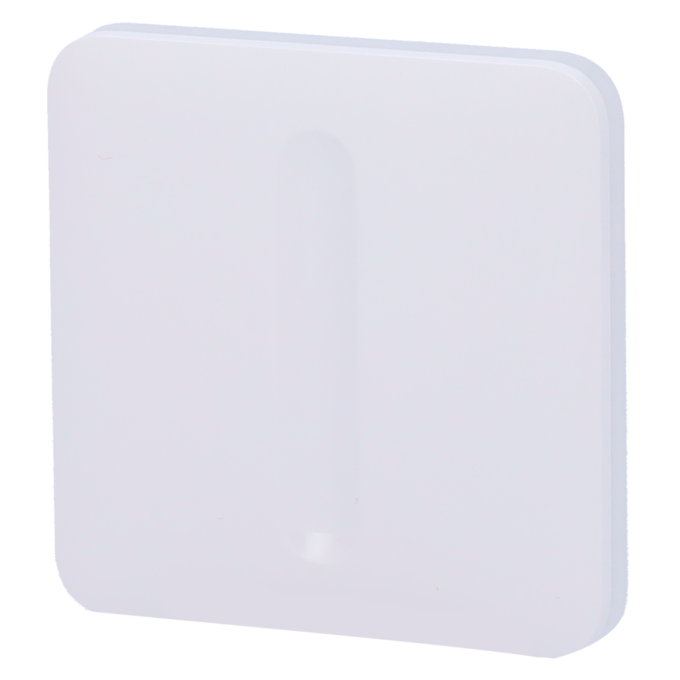 AJ-SOLOBUTTON-DIMMER-W Panel táctil para interruptor de luz regulable - Compatible con AJ-LIGHTCORE-DIMMER - Retroiluminación LED - Panel táctil sin contacto - Color blanco - Ajax - LightSwitch SoloButton (Dimmer)