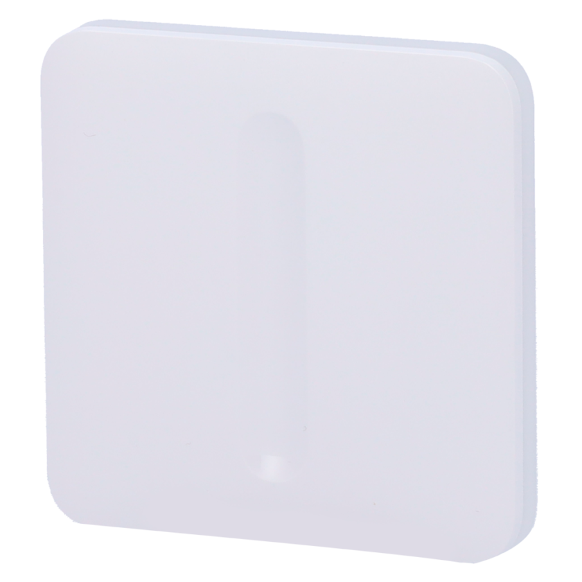 Panel táctil para interruptor de luz regulable - Compatible con AJ-LIGHTCORE-DIMMER - Retroiluminación LED - Panel táctil sin contacto - Color blanco - Ajax - LightSwitch SoloButton (Dimmer)