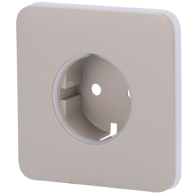 Tapa para enchufe básico tipo F - Compatible con AJ-OUTLETCORE-BASIC - Protección contra polvo, salpicaduras, objetos - Sin monitorizacion de consumo - Sin control remoto  - Color oliva