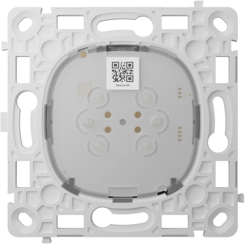 Relé interruptor inteligente simple vertical - Inalámbrico 868 MHz Jeweller - Alcance de comunicación hasta 1100 m - Alimentación 230 V AC 50 Hz - Sin necesidad de cable neutro - Ajax - LightSwitch LightCore Vertical (1 Gang)