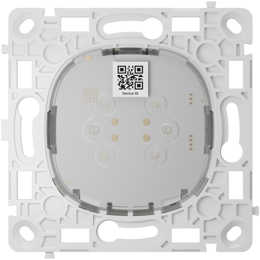 Relé interruptor inteligente doble y conmutable - Inalámbrico 868 MHz Jeweller - Alcance de comunicación hasta 1100 m - Alimentación 230 V AC 50 Hz - Sin necesidad de cable neutro - Ajax - LightSwitch LightCore Vertical (2G / 2W)