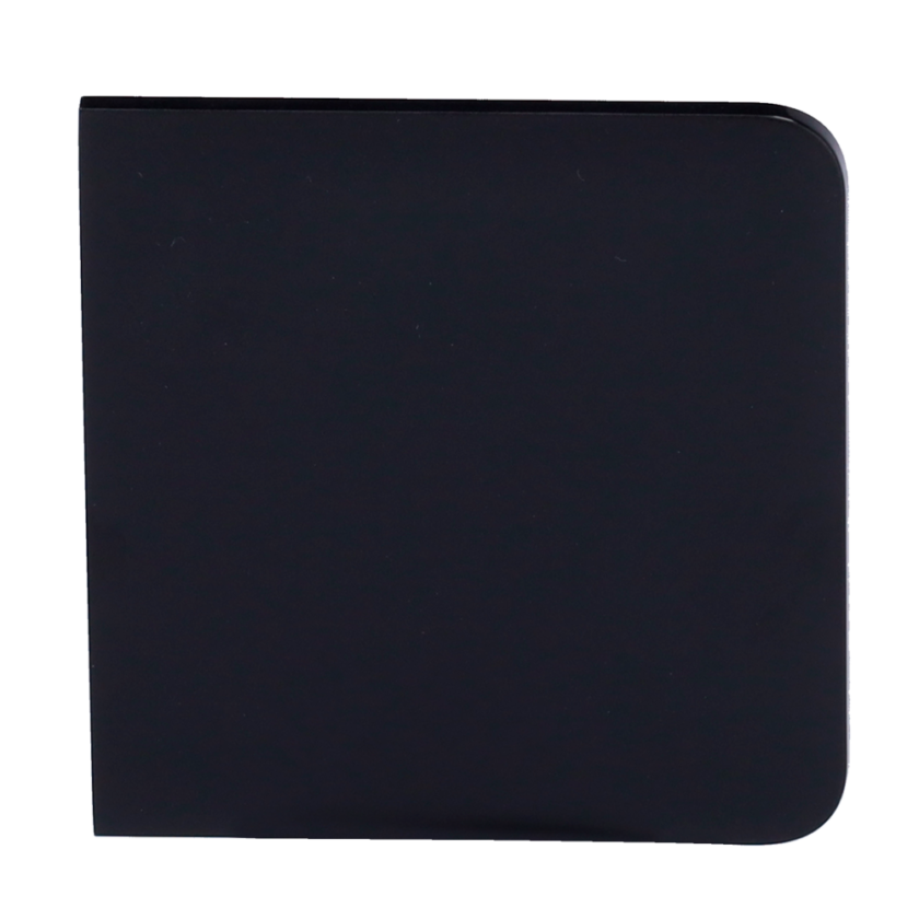 Panel táctil para un interruptor de luz - Compatible con AJ-LIGHTCORE-1G/ -2W - Retroiluminación LED - Panel táctil lateral sin contacto - Color negro - Ajax - LightSwitch SideButton