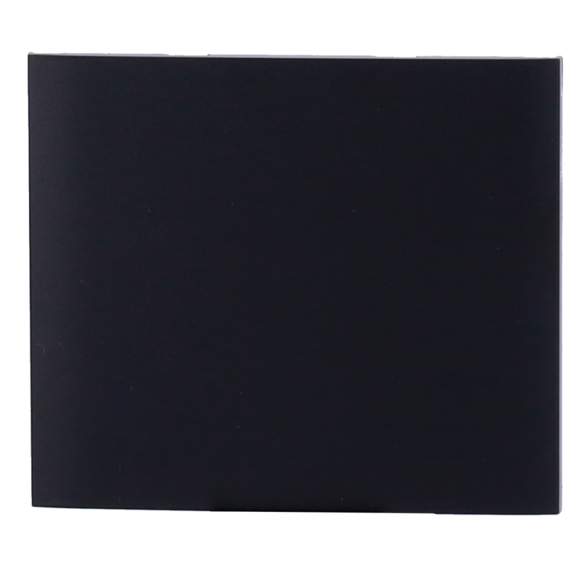 Panel táctil para interruptor de luz doble  - Compatible con AJ-LIGHTCORE-2G-VERT - Retroiluminación LED - Panel táctil central sin contacto - Color negro - Ajax - LightSwitch CenterButton Vertical