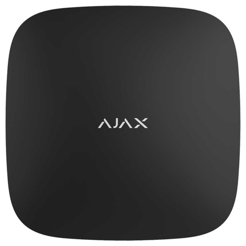 Kit de alarma profesional - Certificado Grado 2 - Comunicación Ethernet y dual SIM GPRS - Inalámbrico 868 MHz Jeweller y Wings - Ajax Hub 2, 1 PIRCAM - 1 detector PIR y 1 mando