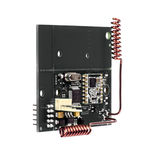 Módulo de integración - Dispositivos Ajax con central smarthome - Hasta 85 dispositivos Ajax - Alcance hasta 2 km - Comunicación serie (Interfaz UART) - Alimentación DC 5V