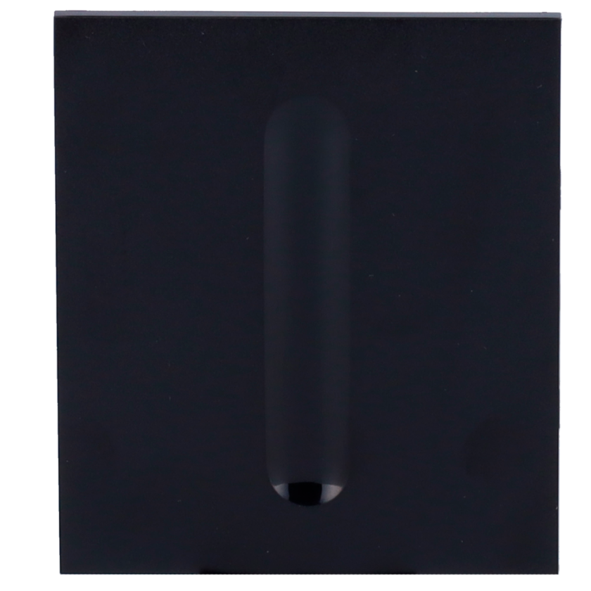 Panel táctil para interruptor de luz regulable - Compatible con AJ-LIGHTCORE-DIMMER - Retroiluminación LED - Panel táctil central sin contacto - Color negro - Ajax - LightSwitch CenterButton (Dimmer)