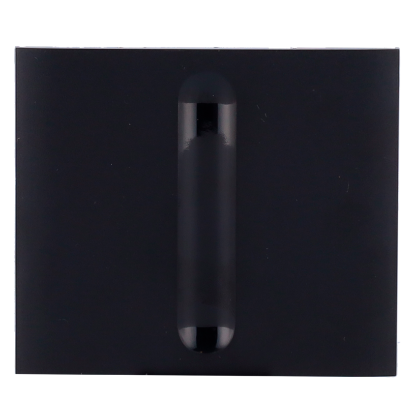 Panel táctil para interruptor de luz regulable - Compatible con AJ-LIGHTCORE-DIMMER-VERT - Retroiluminación LED - Panel táctil central sin contacto - Color negro - Ajax - LightSwitch CenterButton (Dimmer)Vertical