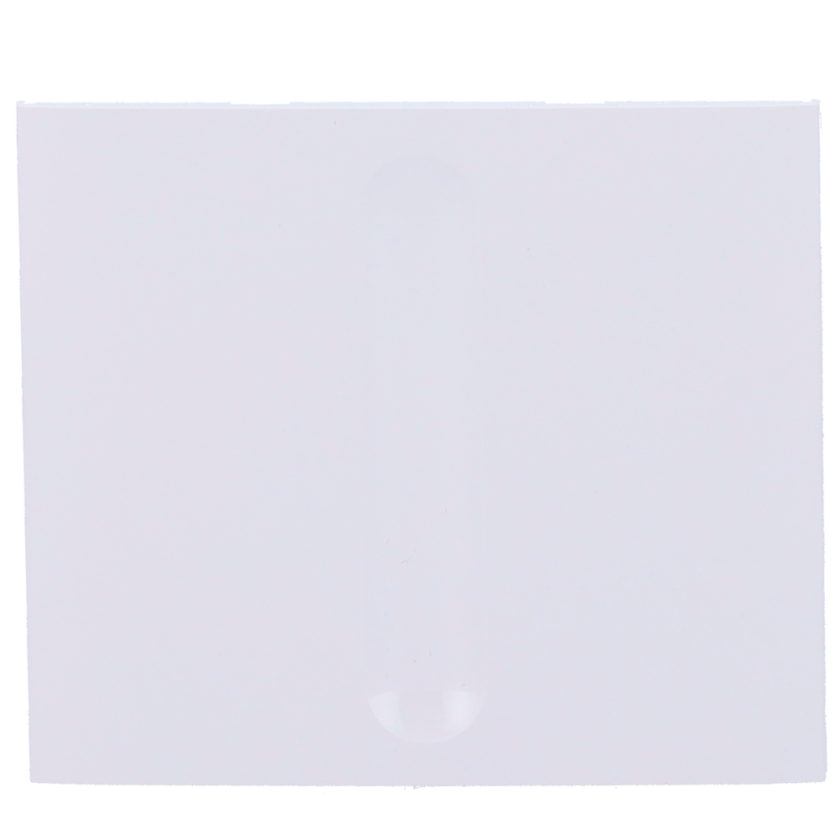 Panel táctil para interruptor de luz regulable - Compatible con AJ-LIGHTCORE-DIMMER-VERT - Retroiluminación LED - Panel táctil central sin contacto - Color blanco - Ajax - CenterButton (Dimmer) Vertical