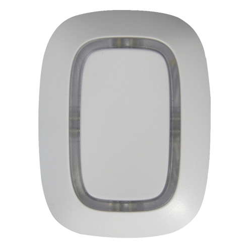 Botón de pánico - Grado 2 - Inalámbrico 868 MHz Jeweller - Alcance espacio abierto 1300 m - Pulsación segura: doble o larga - Protección IP55 - Alimentación 1 pila CR2032 3.0 V