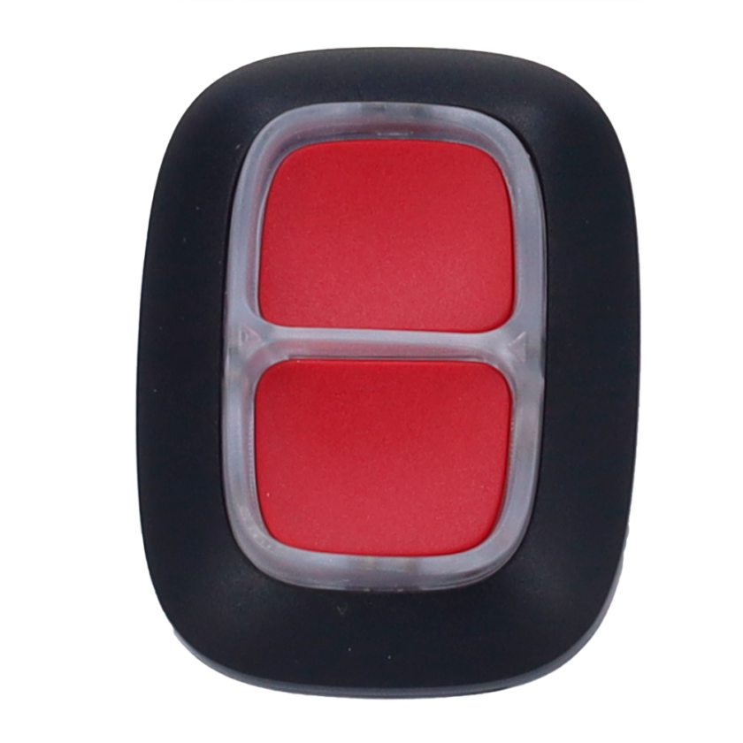 Doble botón de pánico - Grado 2 - Inalámbrico 868 MHz Jeweller - Alcance espacio abierto 1300 m - Pulsación segura: doble o larga - Protección IP55 - Alimentación 1 pila CR2032 3.0 V