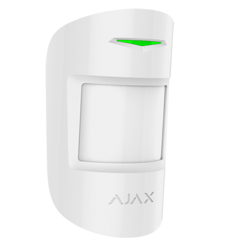 Kit de alarma profesional - Certificado Grado 2 - Comunicación Ethernet / dual SIM 4G - Inalámbrico 868 MHz Jeweller y Wings - Ajax HUB 2 4G, 2 PIRCAM PhOD, 1 detector PIR - 1 mando, 1 teclado y 1 sirena interior