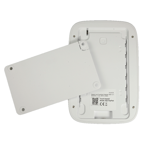 Teclado independiente - Grado 2 - Inalámbrico 868 MHz Jeweller - Armado, armado parcial, desarmado y emergencia - Códigos personales, general y de invitado - Bidireccional - Alimentación 4 pilas AAA 1.5 V