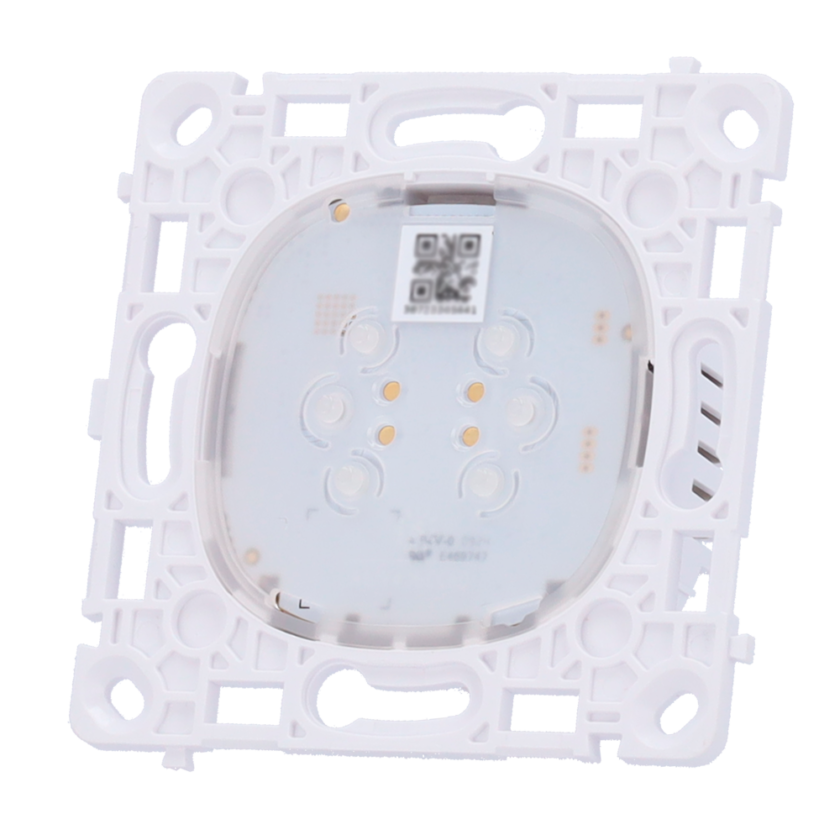 Relé interruptor inteligente doble y conmutable - Inalámbrico 868 MHz Jeweller - Alcance de comunicación hasta 1100 m - Alimentación 230 V AC 50 Hz - Sin necesidad de cable neutro - Ajax - LightSwitch LightCore Vertical (2G / 2W)