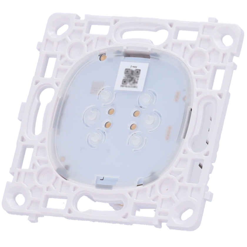 Relé para interruptor de luz conmutable vertical - Inalámbrico 868 MHz Jeweller - Alcance de comunicación hasta 1100 m - Alimentación 230 V AC 50 Hz - Sin necesidad de cable neutro - Ajax - LightSwitch LightCore Vertical (2 Way)