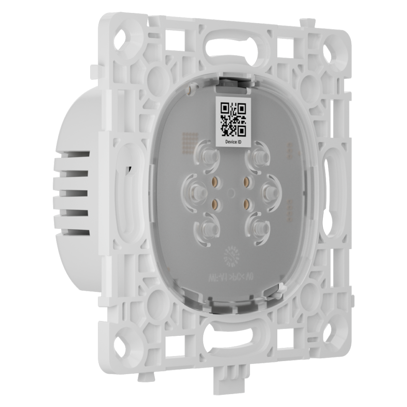 Relé para interruptor de luz de cruce - Inalámbrico 868 MHz Jeweller - Alcance de comunicación hasta 1100 m - Alimentación 230 V AC 50 Hz - Sin necesidad de cable neutro - Ajax - LightSwitch LightCore (Crossover)
