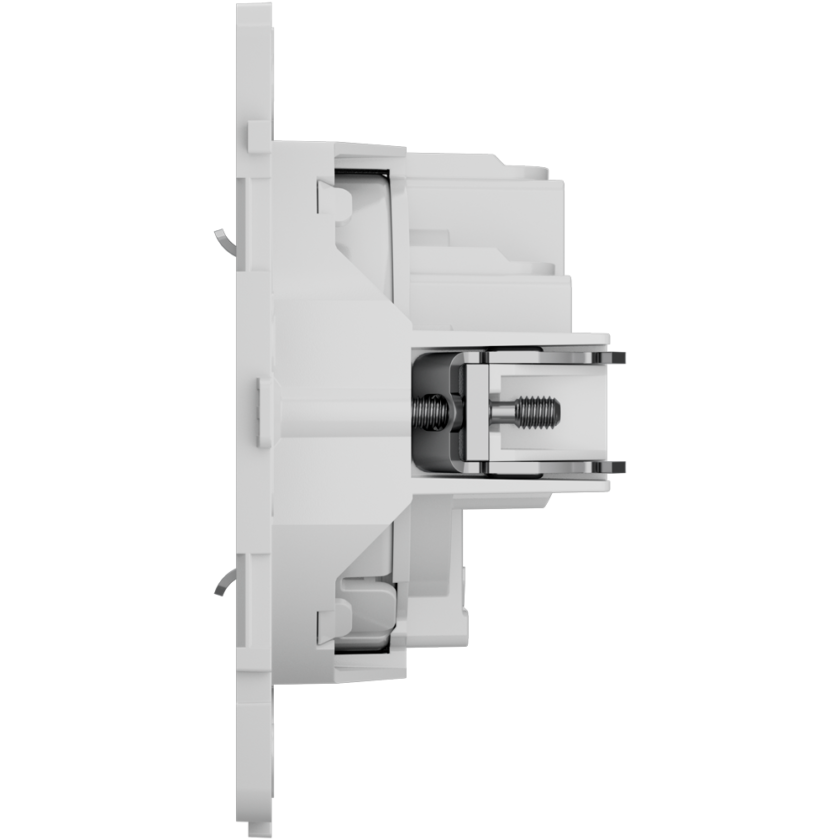 Enchufe básico vertical tipo F - Alimentación 250 V AC 50/60 Hz - Hasta 3.6 kW (carga resistiva a 250 V) - Protección contra polvo y salpicaduras - Anti inserción de objetos - Sin control remoto