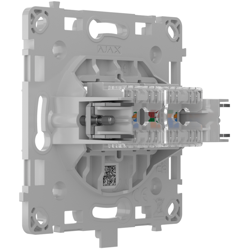 Enchufe Ethernet con dos puertos - Compatible con cables CAT.6 y CAT.5e  - Transmisión de datos a alta velocidad - Requiere tapa: SOLOCOVER-LAN / SIDECOVER-LAN - CENTERCOVER-LAN - Color blanco