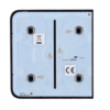 Panel táctil para un interruptor de luz - Compatible con AJ-LIGHTCORE-1G/ -2W - Retroiluminación LED - Panel táctil lateral sin contacto - Color negro - Ajax - LightSwitch SideButton
