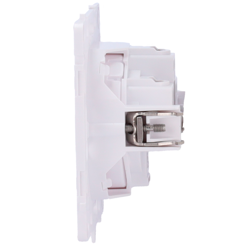 Enchufe básico tipo F - Alimentación 250 V AC 50/60 Hz - Hasta 3.6 kW (carga resistiva a 250 V) - Protección contra polvo y salpicaduras - Anti inserción de objetos - Sin control remoto