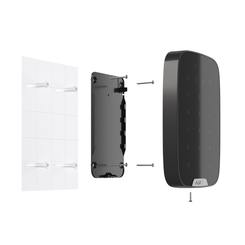 Kit de alarma profesional - Certificado Grado 2 - Comunicación Ethernet /dual SIM 4G - Inalámbrico 868 MHz Jeweller y Wings - Ajax HUB 2 4G, 2 PIRCAM, 1 detector PIR - 1 mando, 1 teclado y 1 sirena interior