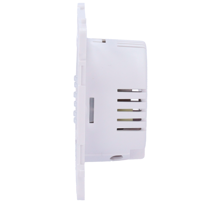 Relé interruptor inteligente simple vertical - Inalámbrico 868 MHz Jeweller - Alcance de comunicación hasta 1100 m - Alimentación 230 V AC 50 Hz - Sin necesidad de cable neutro - Ajax - LightSwitch LightCore Vertical (1 Gang)