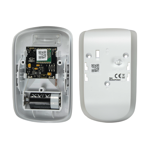 Detector PIR - Grado 2 - Doble tecnología: PIR y microondas banda K - Inalámbrico 868 MHz Jeweller - Inmunidad ante mascotas - Sensibilidad ajustable - Rango de detección 12 m