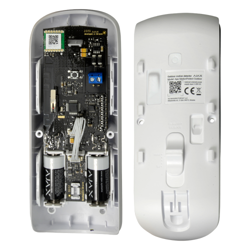AJAX MotionProtect Outdoor - Detector de movimiento exterior con doble PIR y antimasking