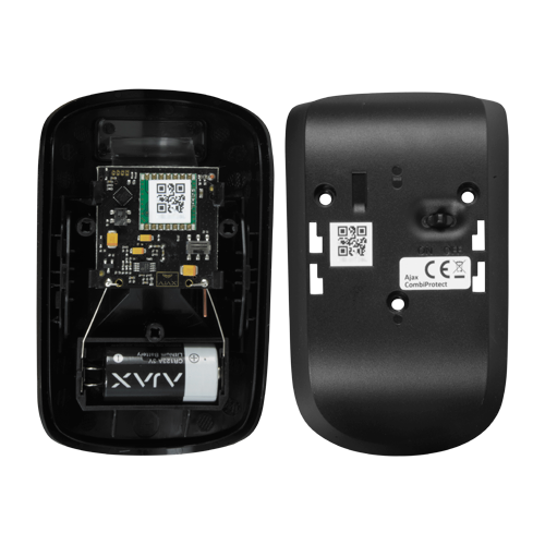 Detector PIR y rotura de cristal - Grado 2 - Inalámbrico 868 MHz Jeweller - Inmunidad ante mascotas - Sensibilidad ajustable - Rango de detección PIR 12 m - Rango de detección rotura de cristal 9 m