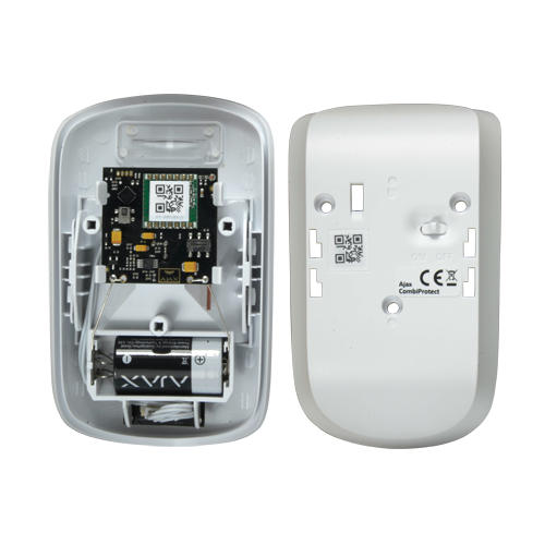 Detector PIR y rotura de cristal - Grado 2 - Inalámbrico 868 MHz Jeweller - Rango de detección PIR 12 m - Rango de detección rotura de cristal 9 m - Sensibilidad ajustable - Inmunidad ante mascotas