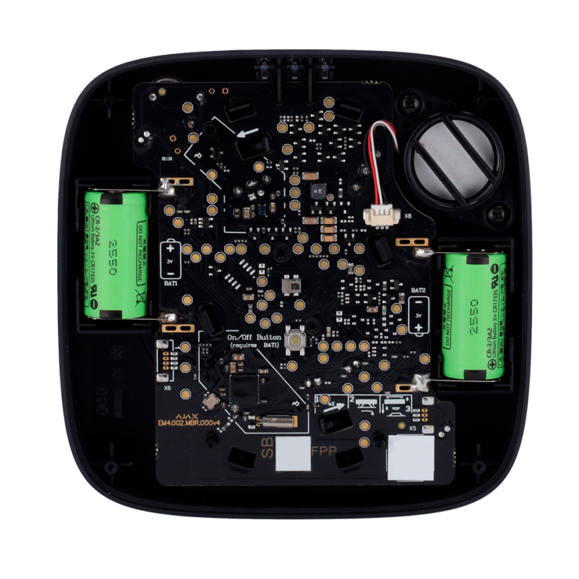 Detector de humo, termovelocimétrico y CO - Baterías integradas - Inalámbrico 868 MHz Jeweller - Sirena 85 dB incorporada - Permite funcionamiento autónomo - Certificado EN 50291 y EN 14604 -