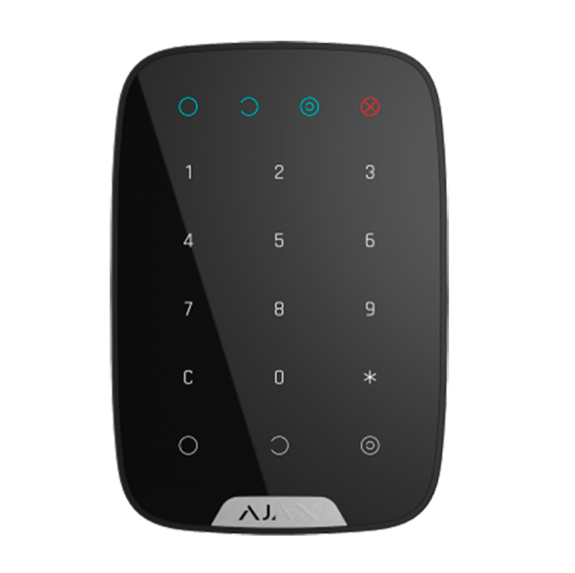 Kit de alarma profesional - Certificado Grado 2 - Comunicación Ethernet y dual SIM GPRS - Inalámbrico 868 MHz Jeweller y Wings - Ajax HUB 2, 2 PIRCAM, 1 detector PIR - 1 mando, 1 teclado y 1 sirena interior