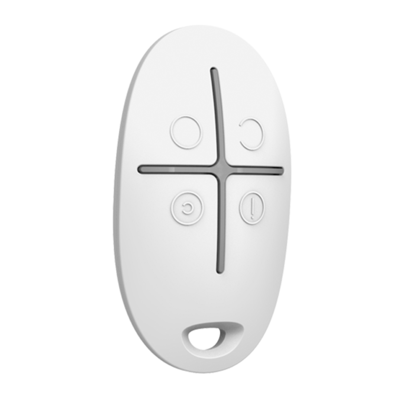 Kit de alarma profesional - Certificado Grado 2 - Comunicación Ethernet y dual SIM GPRS - Inalámbrico 868 MHz Jeweller y Wings - Ajax HUB 2, 2 PIRCAM, 1 detector PIR - 1 mando, 1 teclado y 1 sirena interior