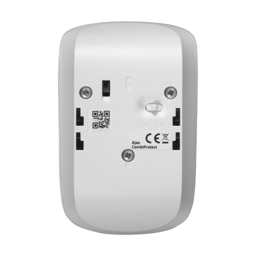 Detector PIR y rotura de cristal - Grado 2 - Inalámbrico 868 MHz Jeweller - Rango de detección PIR 12 m - Rango de detección rotura de cristal 9 m - Sensibilidad ajustable - Inmunidad ante mascotas