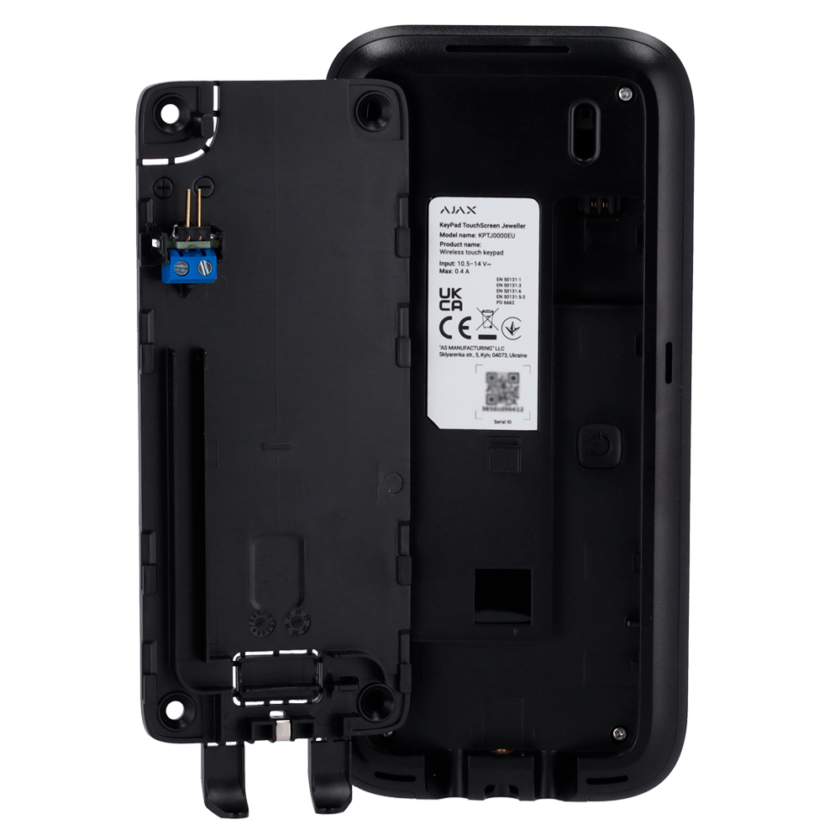 AJAX KeyPad TouchScreen - Teclado con pantalla táctil para control del sistema Ajax