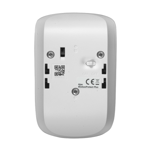 Detector PIR - Grado 2 - Doble tecnología: PIR y microondas banda K - Inalámbrico 868 MHz Jeweller - Inmunidad ante mascotas - Sensibilidad ajustable - Rango de detección 12 m