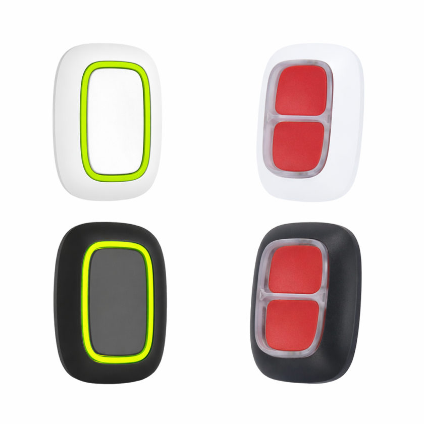 AJAX Button y DoubleButton - Pulsadores de pánico y emergencia inalámbricos