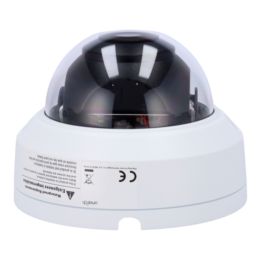 Cámara Uniarch Domo IK10 4MP IP67 Exterior (elige tu lente)